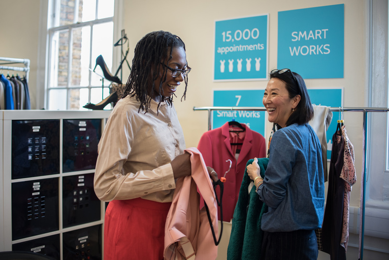 Smart Works Birmingham - client and volunteer.jpg