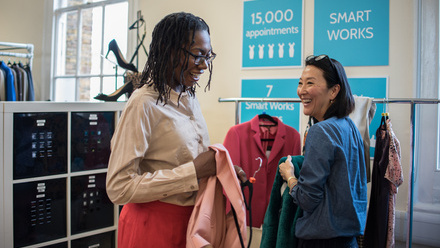 Smart Works Birmingham - client and volunteer.jpg