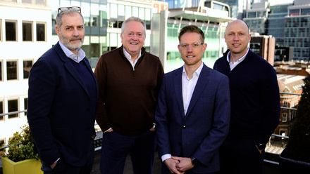 Richard Pettifor, Ray Simpson, Daniel Walsh, Chris Adams, real estate partners at Gateley.JPG