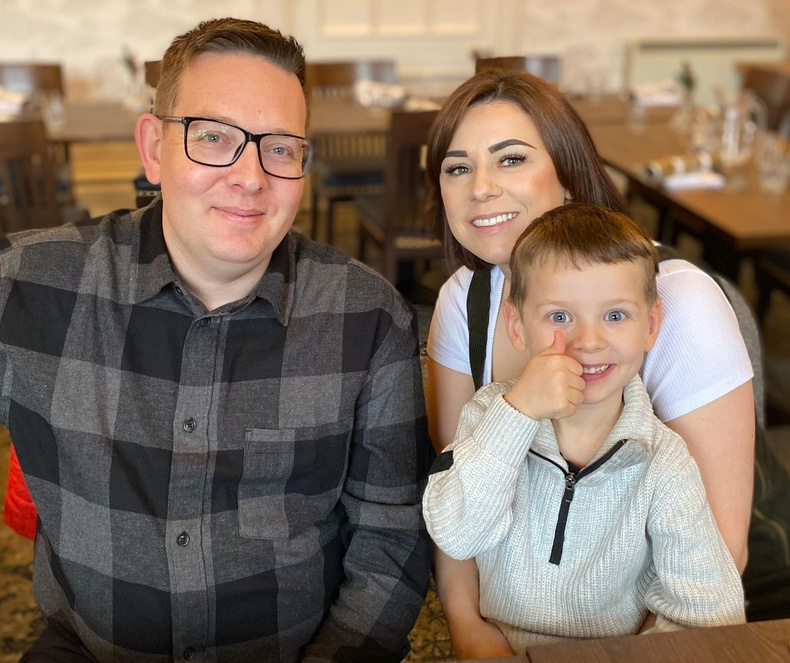 Nick and Lisa Sharman with son Fred.jpg