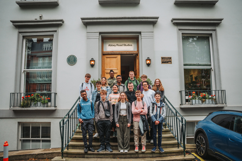 Band Together members outside Abbey Road Studios; photo Ibi Keita.jpg