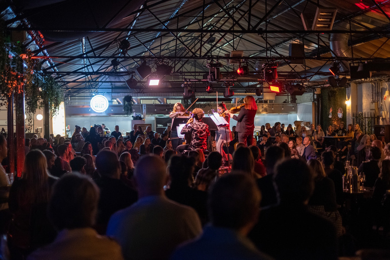 CBSO musicians performing at Hockley Social Club in November 2023 2.jpg