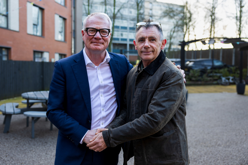 Mayor Richard Parker with Steve, a former resident of The Gateway in Coventry..jpg