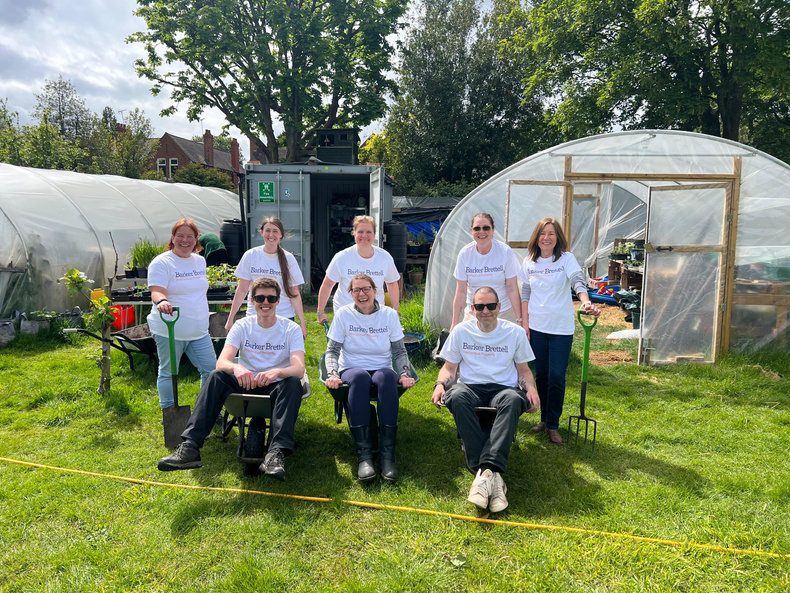 Barker Brettell volunteers at Birmingham Settlement's Nature and Wellbeing centre.jpg.jpeg