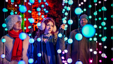 Belfry winter lights
