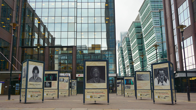 Benjamin Zephaniah Snow Hill Sqaure LR.JPG