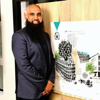 AFTAB CHUGHTAI, MBE