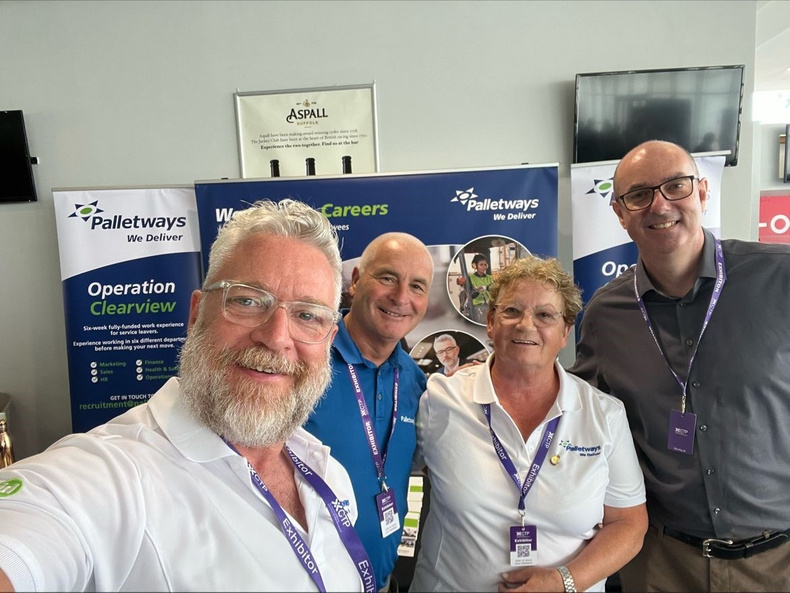 Palletways team at service leavers Recruitment Fair.jpg