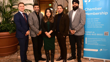 Chris Reynolds, Omar Rashid, Anjum Khan, Yiannis Maos MBE and Gurdas Singh 2.JPG