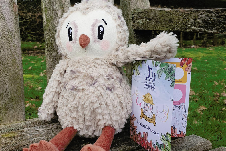 Arbie the Owl and his Explorer's Passport.jpg