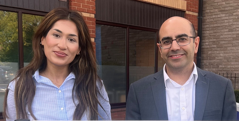 Benazir Mir and Roy Colada corporate S Mitchell.jpg