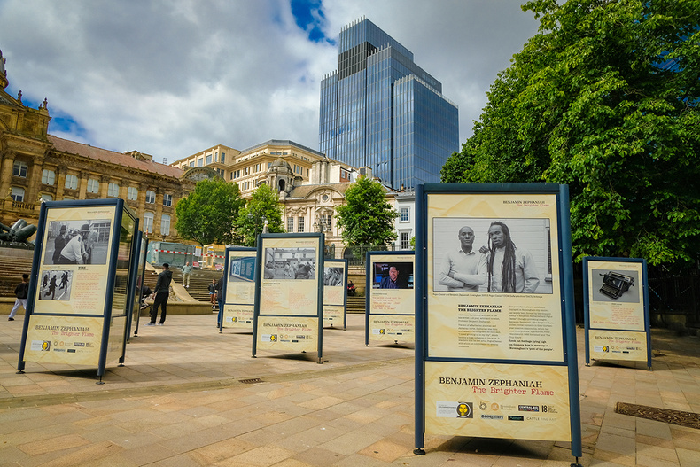 Benjamin Zephaniah The Brighter Flame Victoria Square Birmingham July 2024 DSCF6024-2.jpg