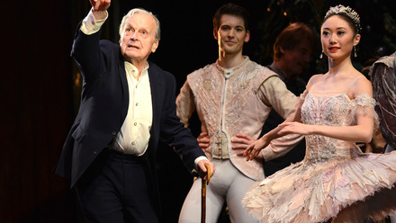 Miki with Sir Peter Wright.JPG