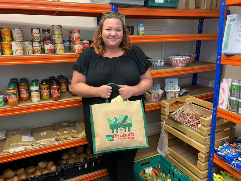 Rhubarb Pantry Parent Natalie in front of Food 2 resized.jpg