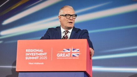 Richard Parker, Mayor of the West Midlands, speaking at last year’s Regional Investment Summit in Birmingham..jpg