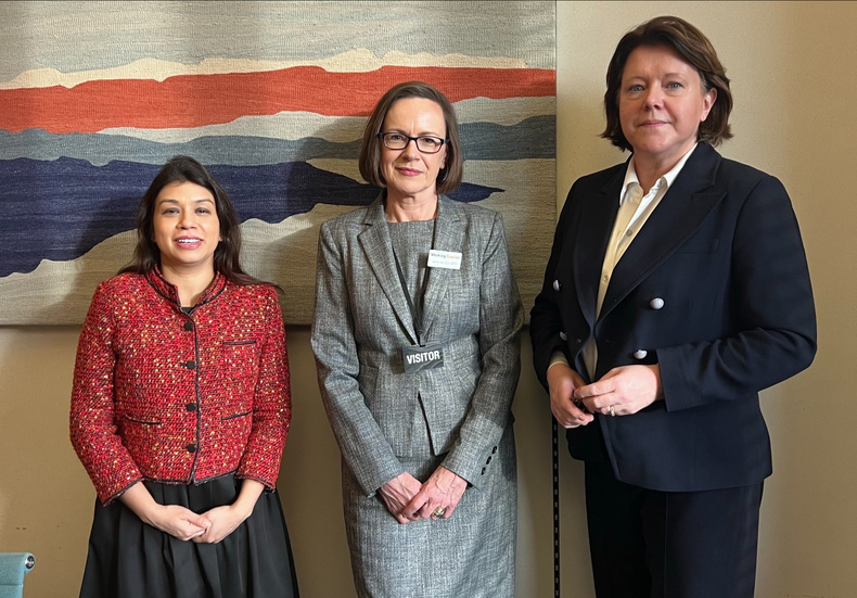 (L-R) Tulip Siddiq MP, Jane van Zyl, CEO at Working Families, Rt Hon Dame Marie Miller.jpeg