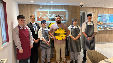 Mulberry Restaurant AA College Rosette.jpg