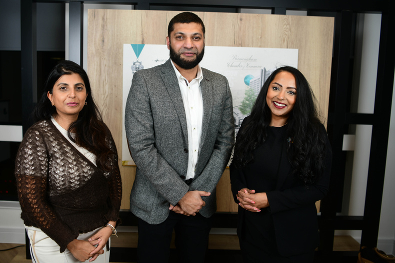 ABCC awards - Neelam Afzal, Omar Rashid and Sapreena Kumari.JPG