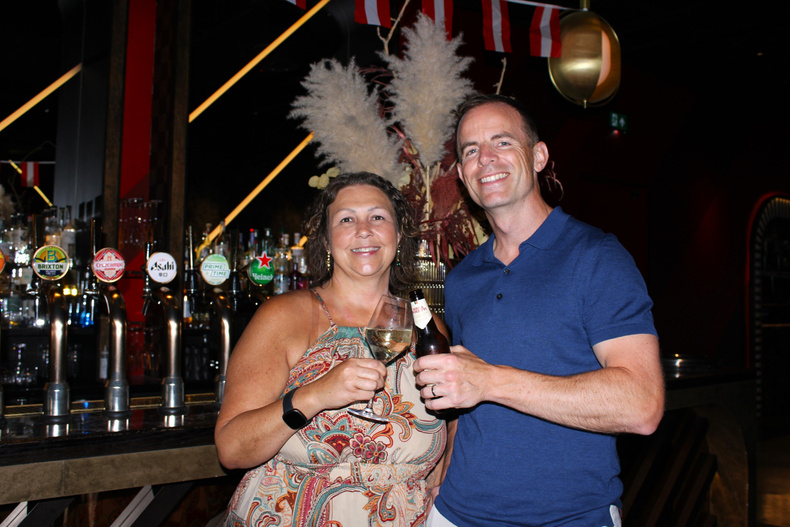 BCRS Business Loans Pint After Work hosts Louise Armstrong and Gareth Evans.JPG