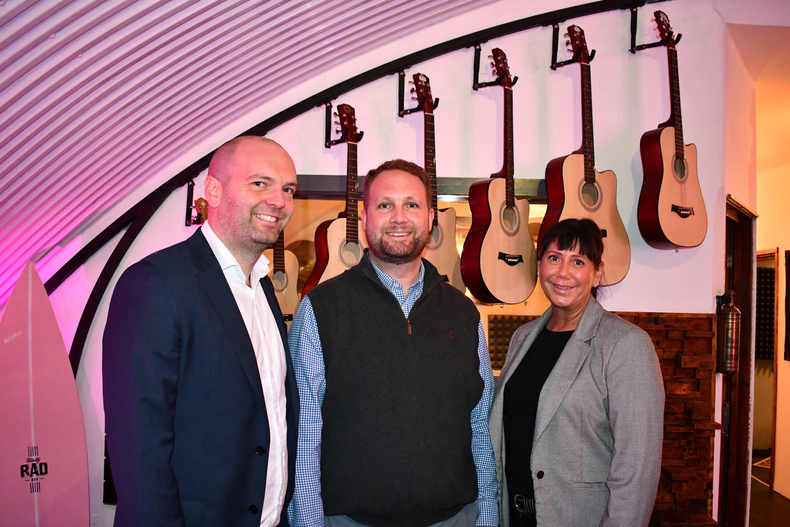 Totally Rad, L-R Dave Tindall, Christopher Rush, Marie Kelly.JPG