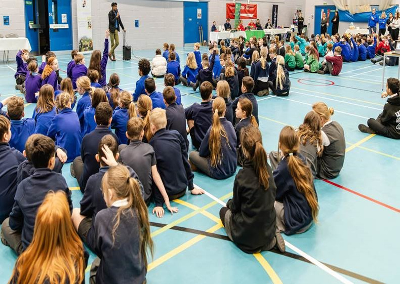 Barney and Echo School Workshop.jpg