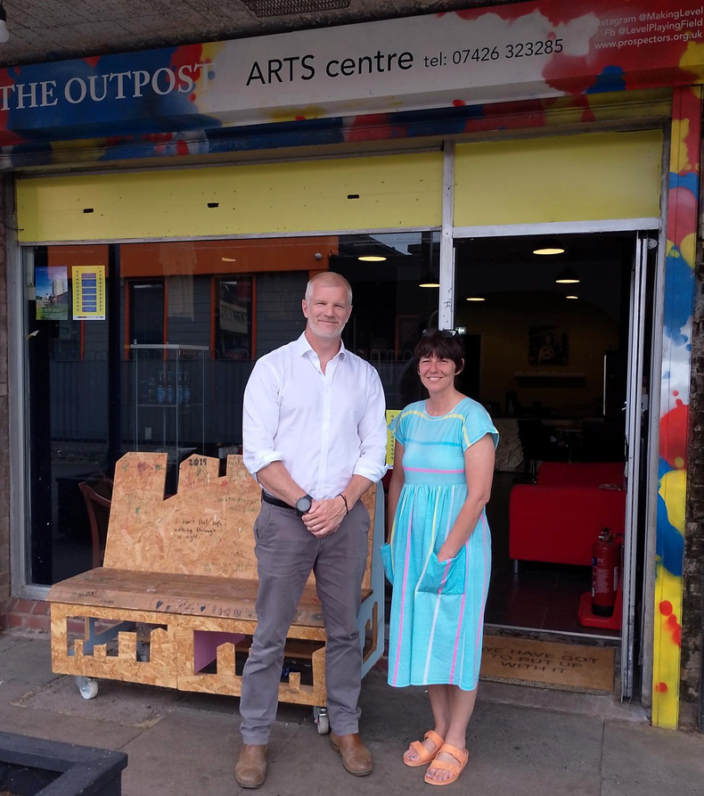 Al Carns at the Outpost Arts Centre in Druids Heath.jpg