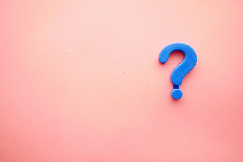 Question mark stock